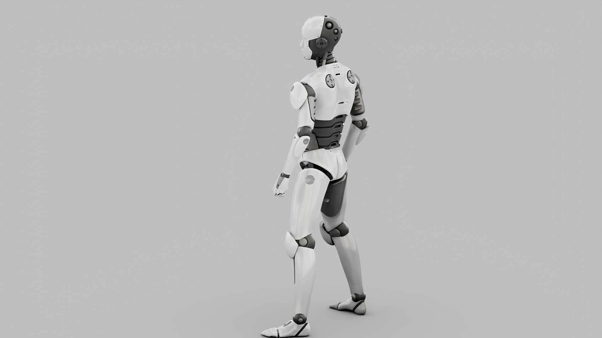 HUMANOID M-3000  RIGGED 3D model_20