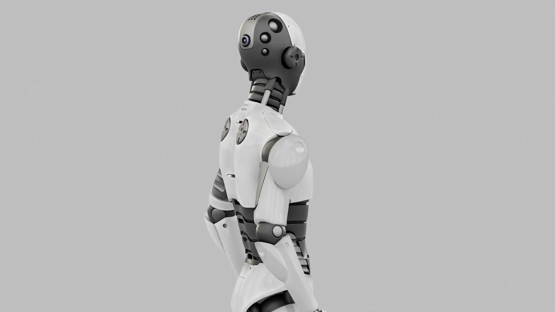 HUMANOID M-3000  RIGGED 3D model_6