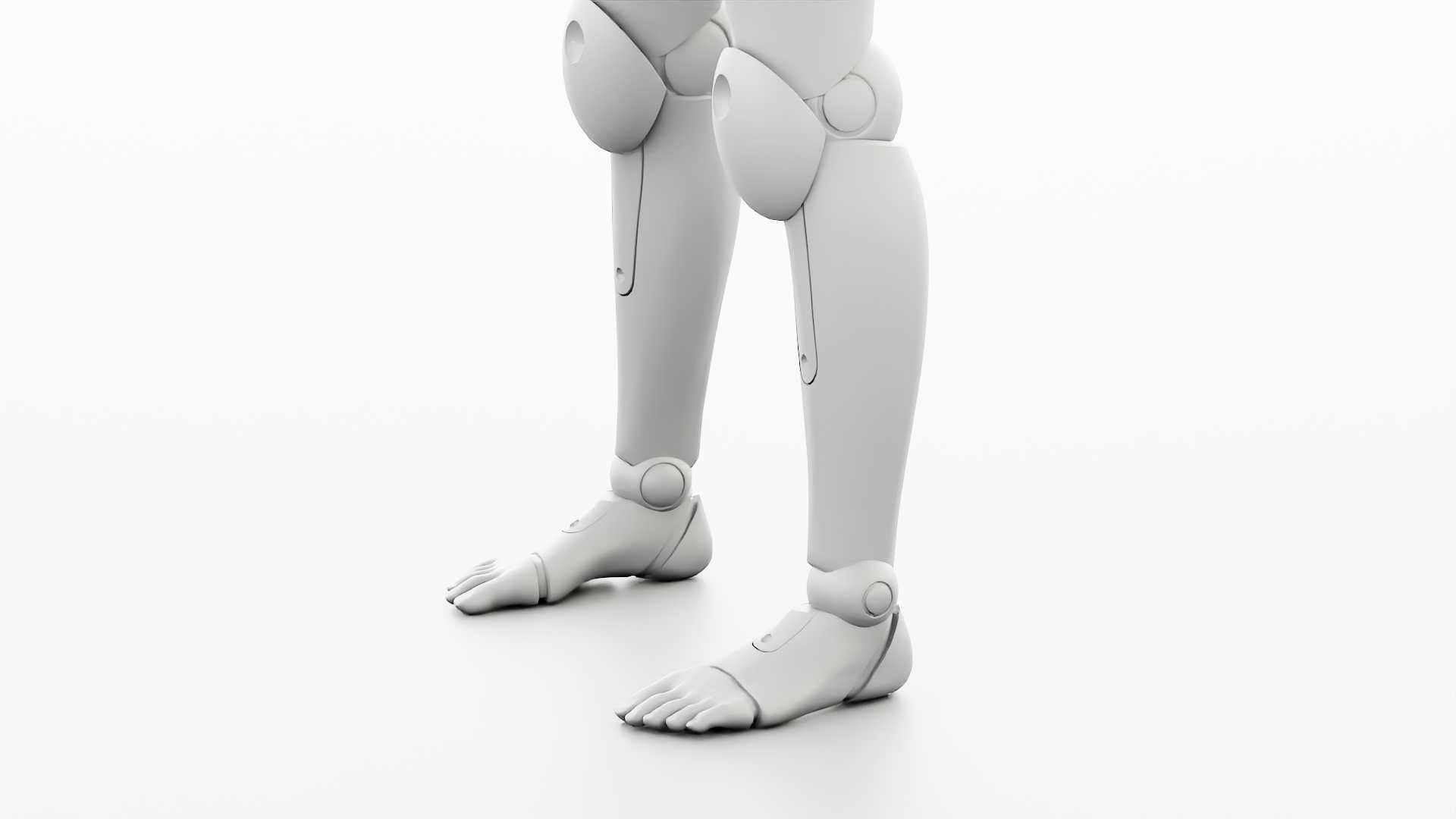 HUMANOID M-3000  RIGGED 3D model_32
