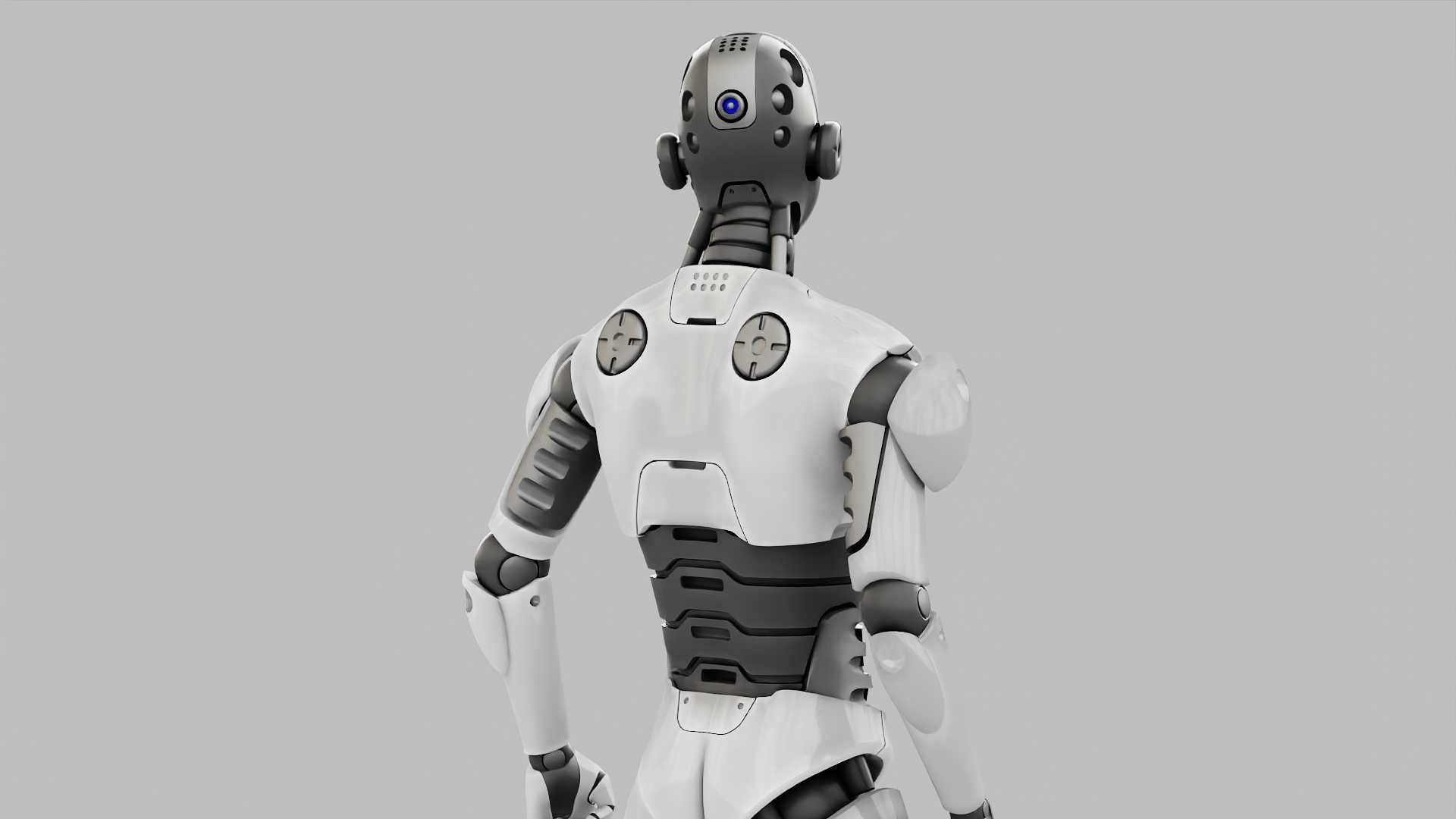 HUMANOID M-3000  RIGGED 3D model_7