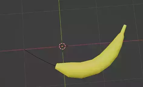 Low-poly Banana