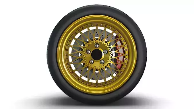 Forgeline Heritage Series LS3 wheel 3D model