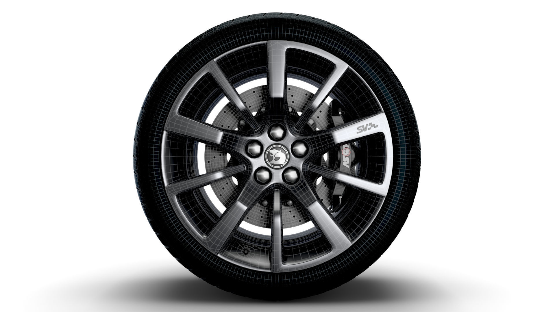 HSV SV wheel 3D model_7