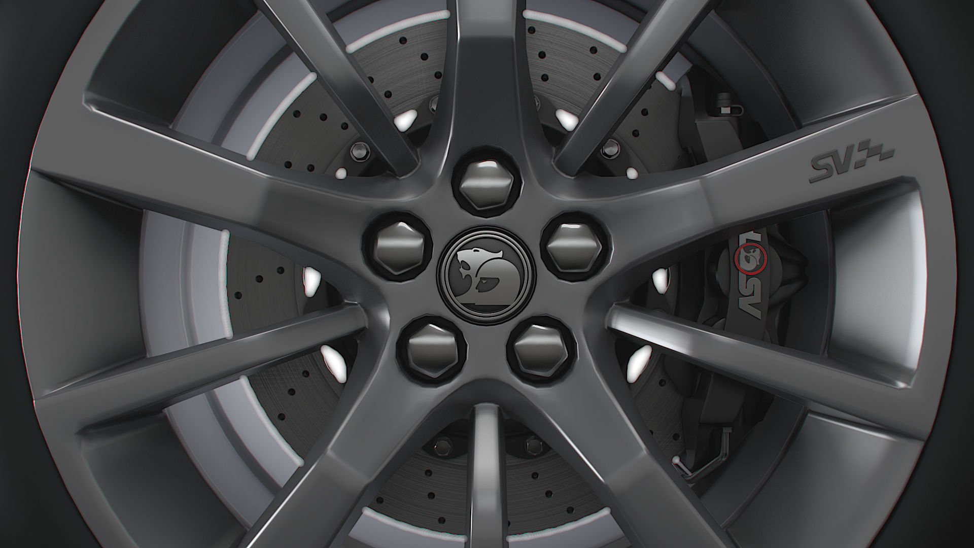 HSV SV wheel 3D model_6