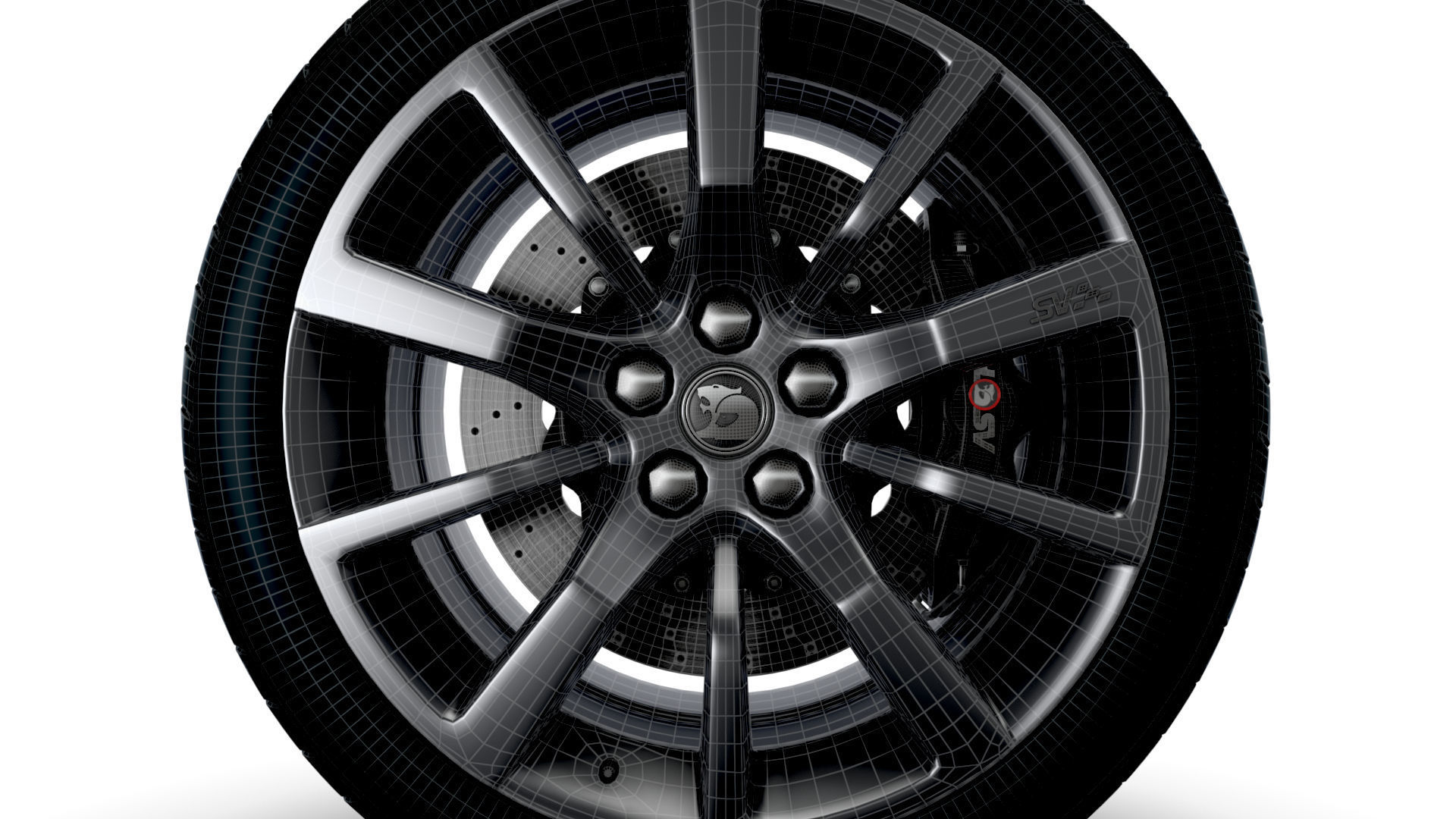 HSV SV wheel 3D model_11