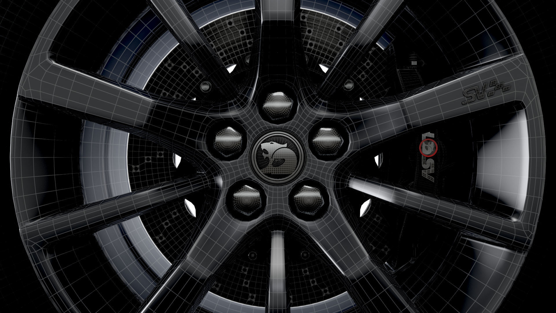 HSV SV wheel 3D model_13
