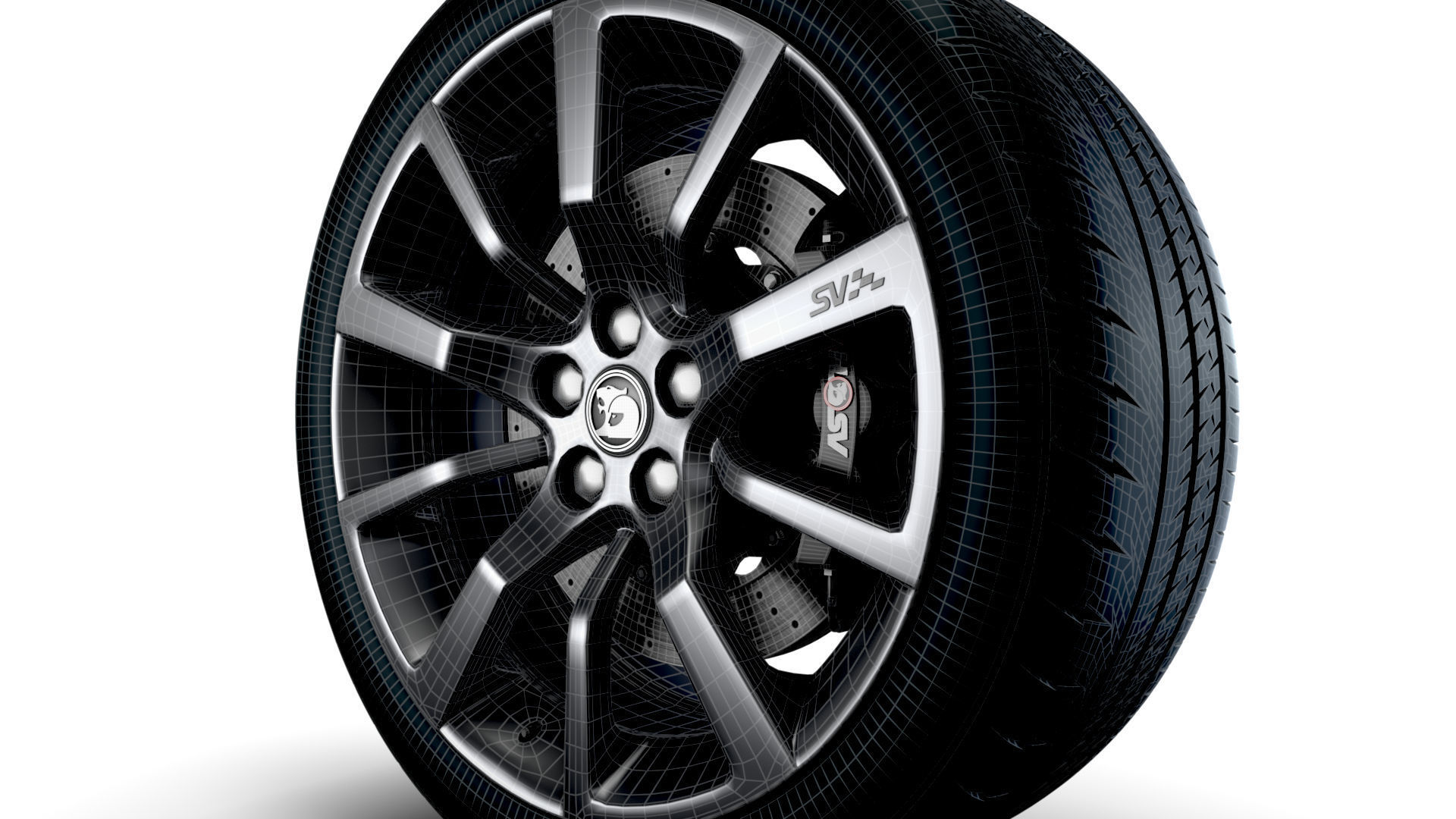 HSV SV wheel 3D model_12