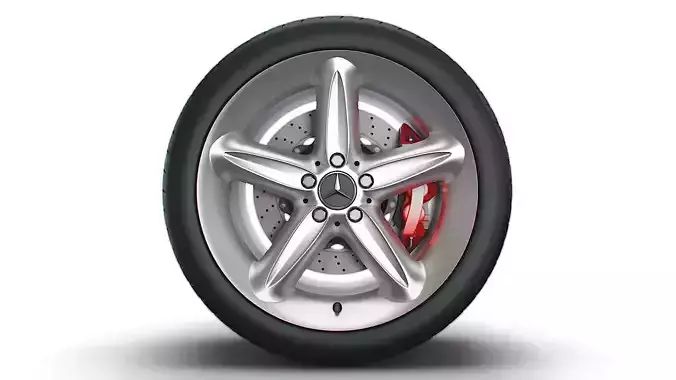 Mercedes Benz 230SL 17d wheel