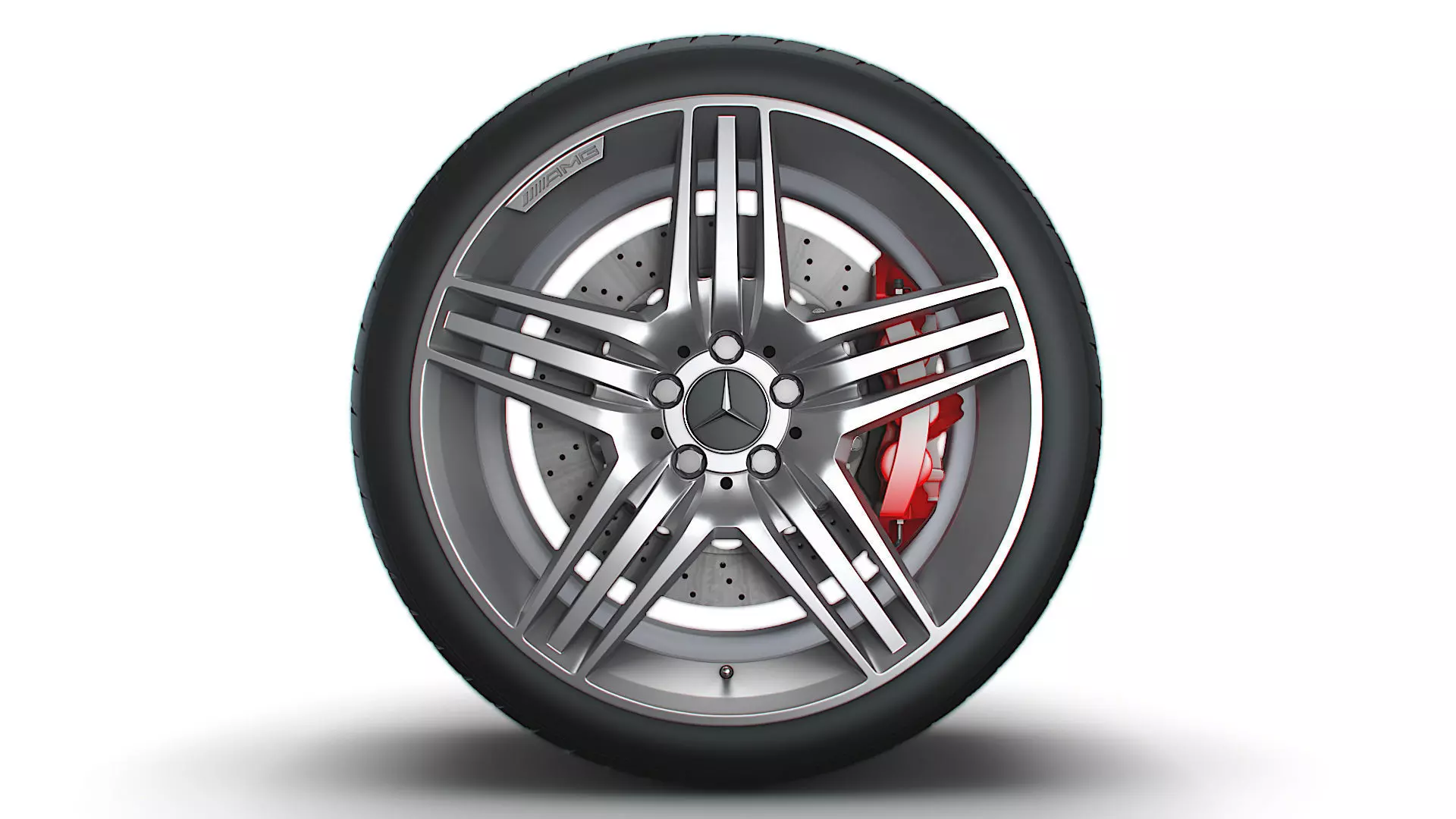 Mercedes Benz AMG wheel 3D model