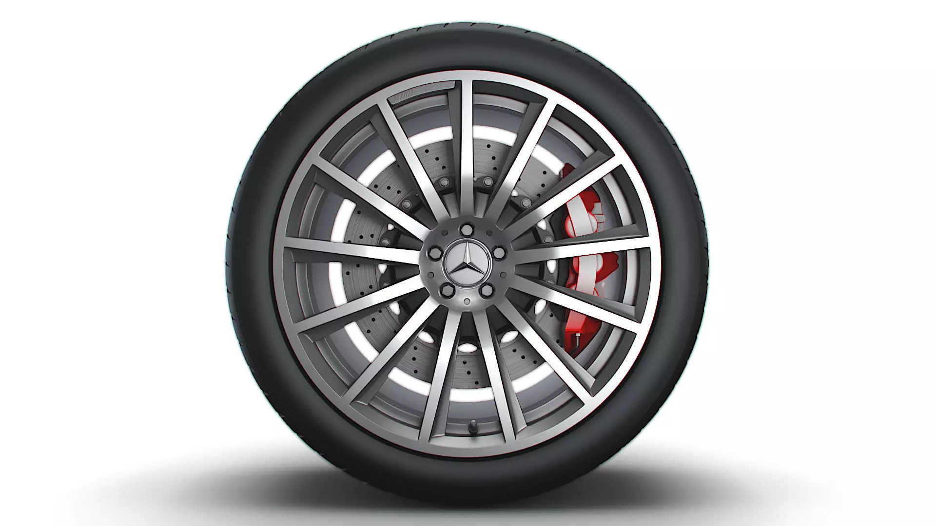 Mercedes GLE 130 wheel 3D model
