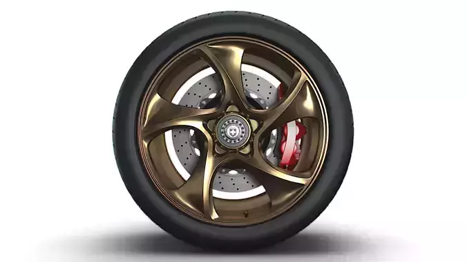 Porsche 911 GT3 HRE wheel