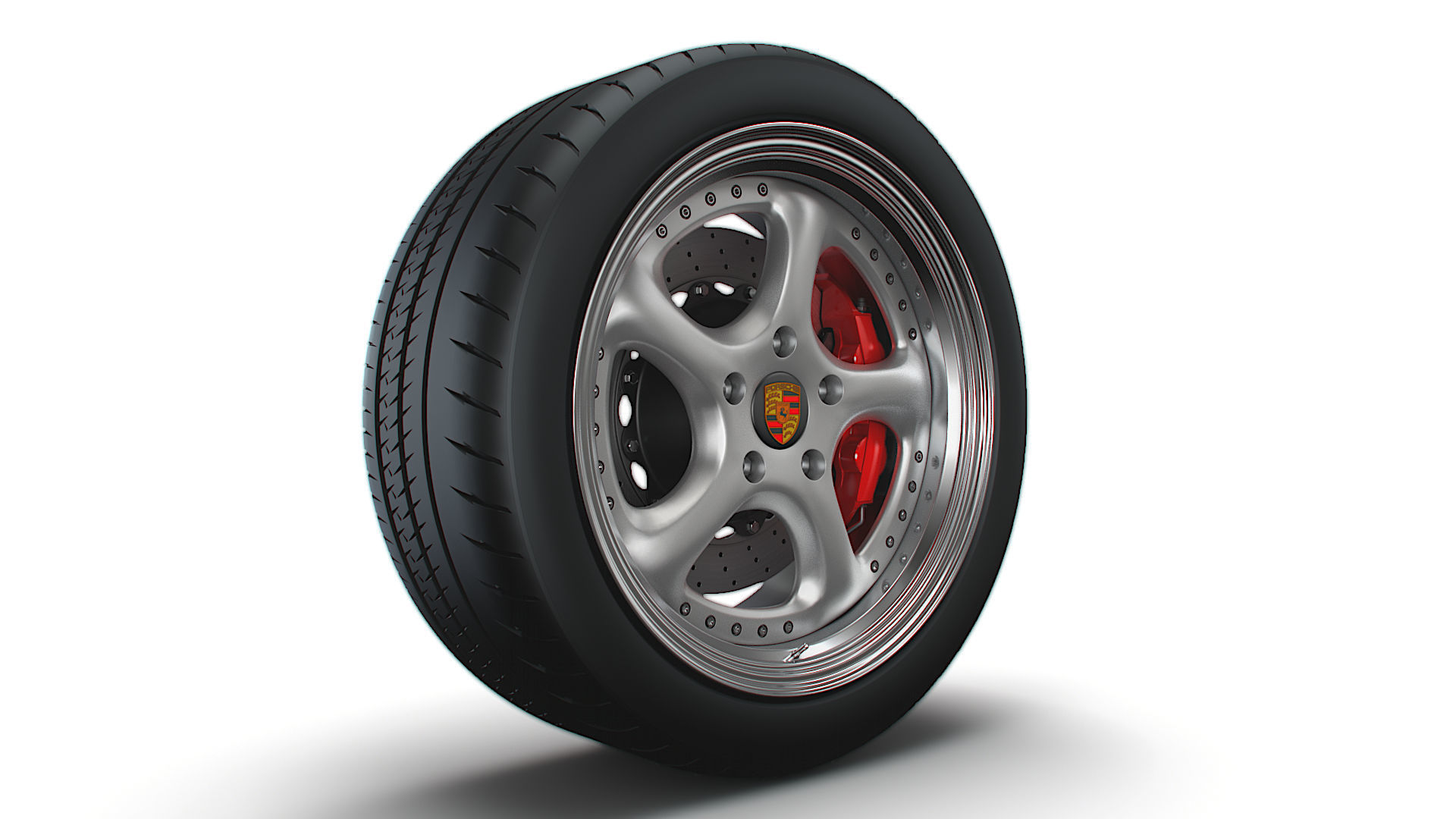 Porsche Turbo P wheel 3D model_2
