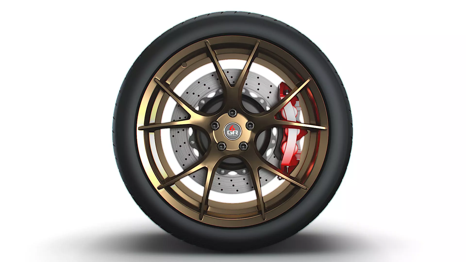 Project 6GR wheel 3D model
