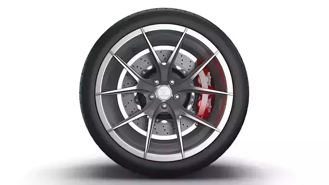 Verde Axis v99 wheel 3D model