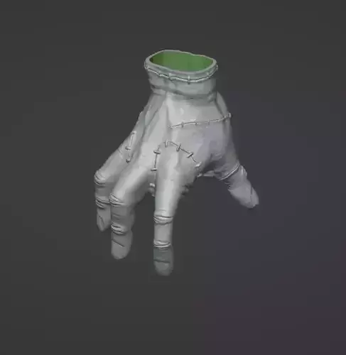 THE THING THE HAND PENCIL HOLDER WEDNESDAY STL MODEL 3D print model