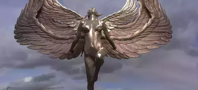Phoenix Angel Statue