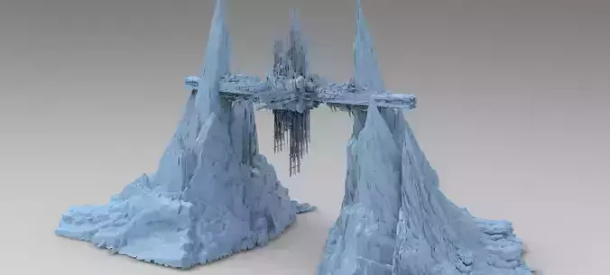 Spaceship cliff base 1