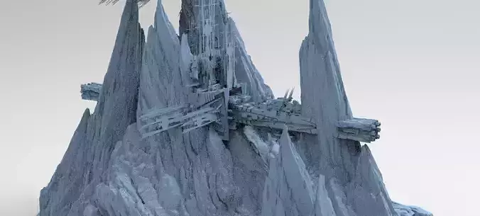 Spaceship cliff base Bridge