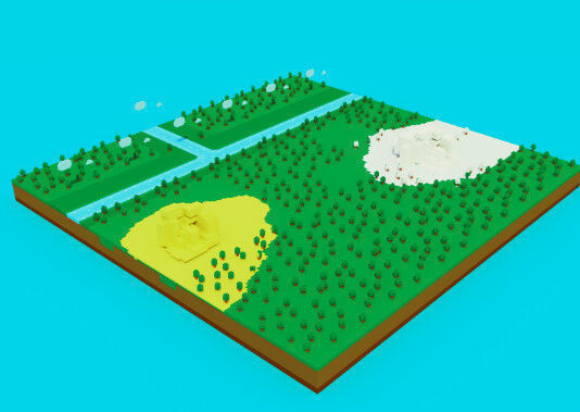 Cubic Map 3D model_1