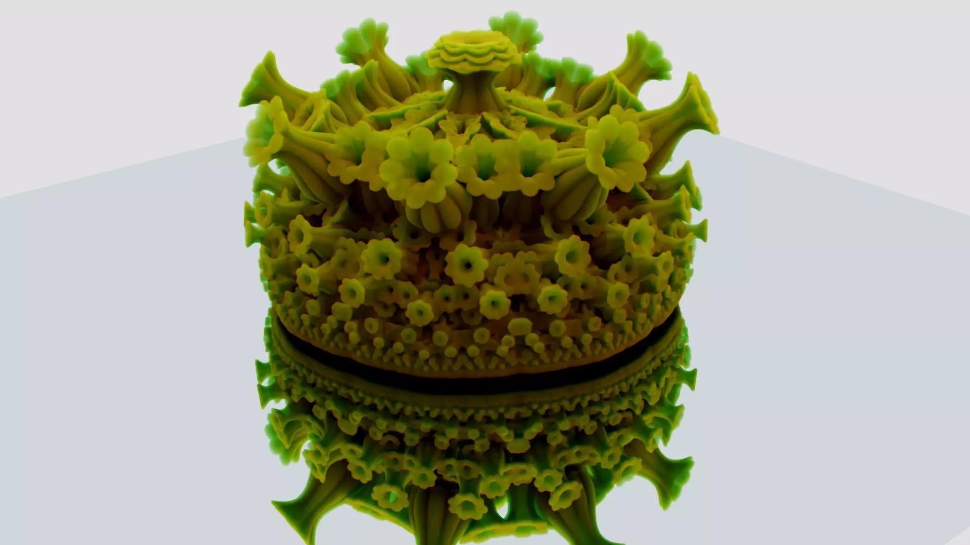 flower fractal Free 3D model_0