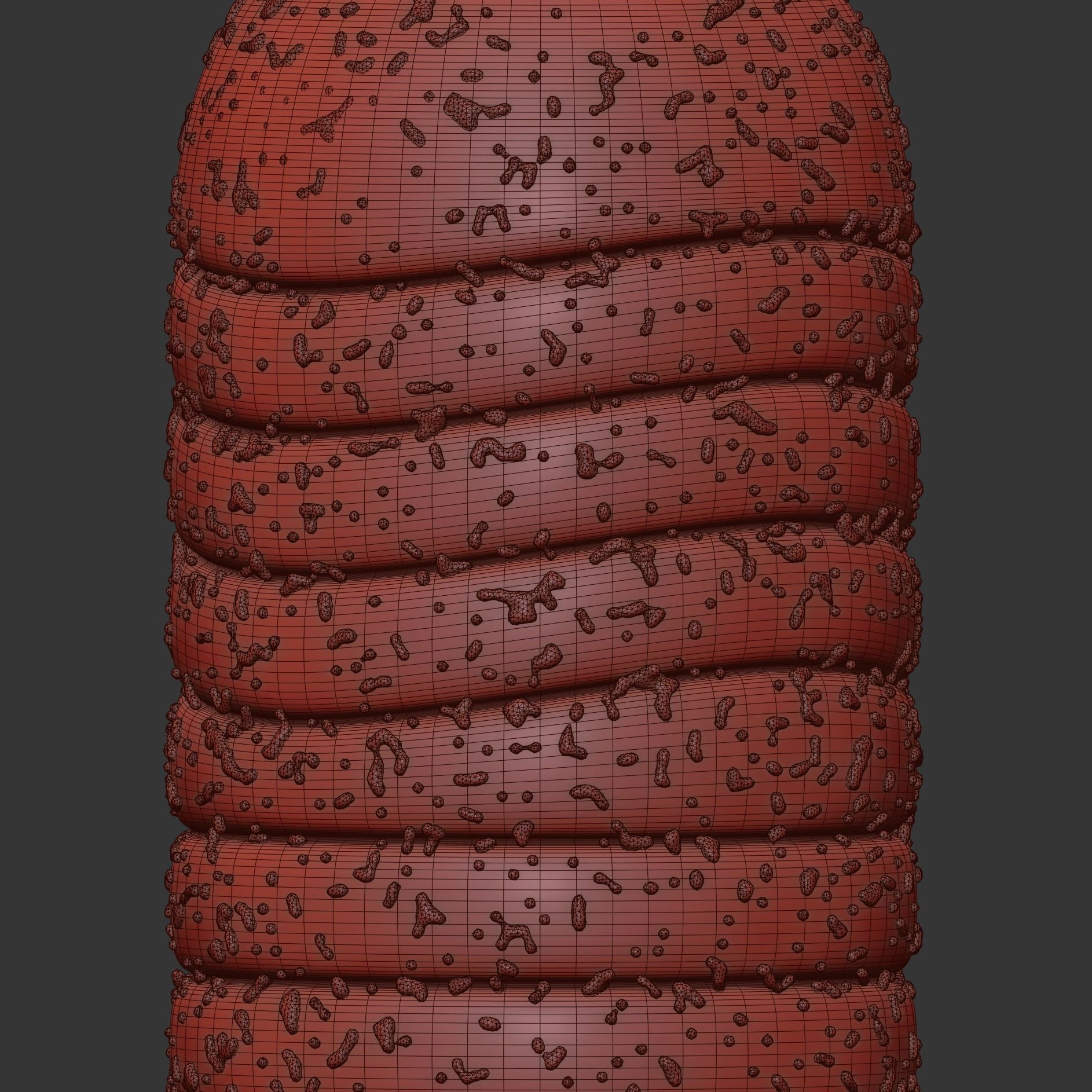 Three Bottle splashes 3D model_9