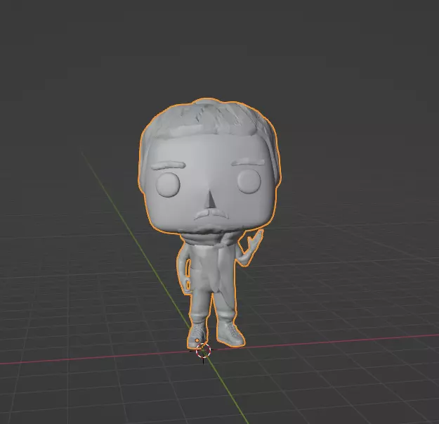 Male Funko model 3D model_0