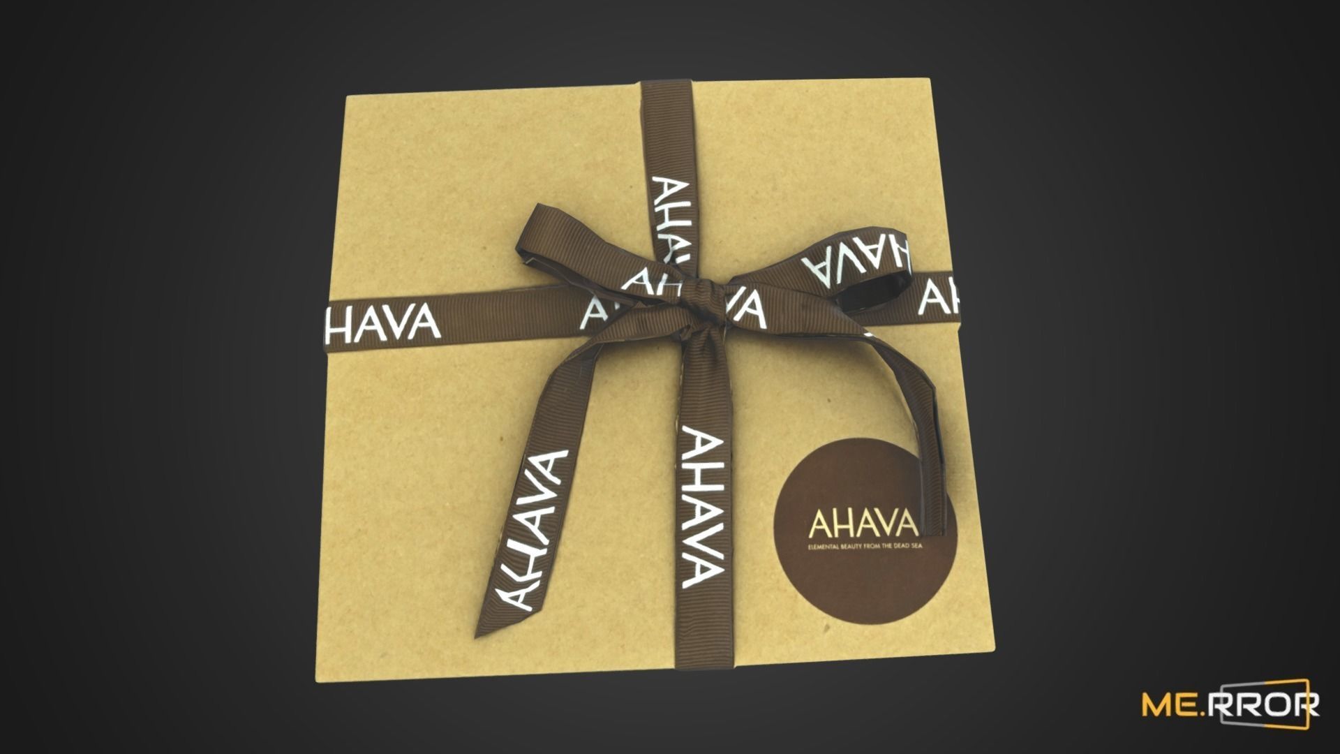 Game Ready Gift Box with Ribbon Low-poly 3D model_1