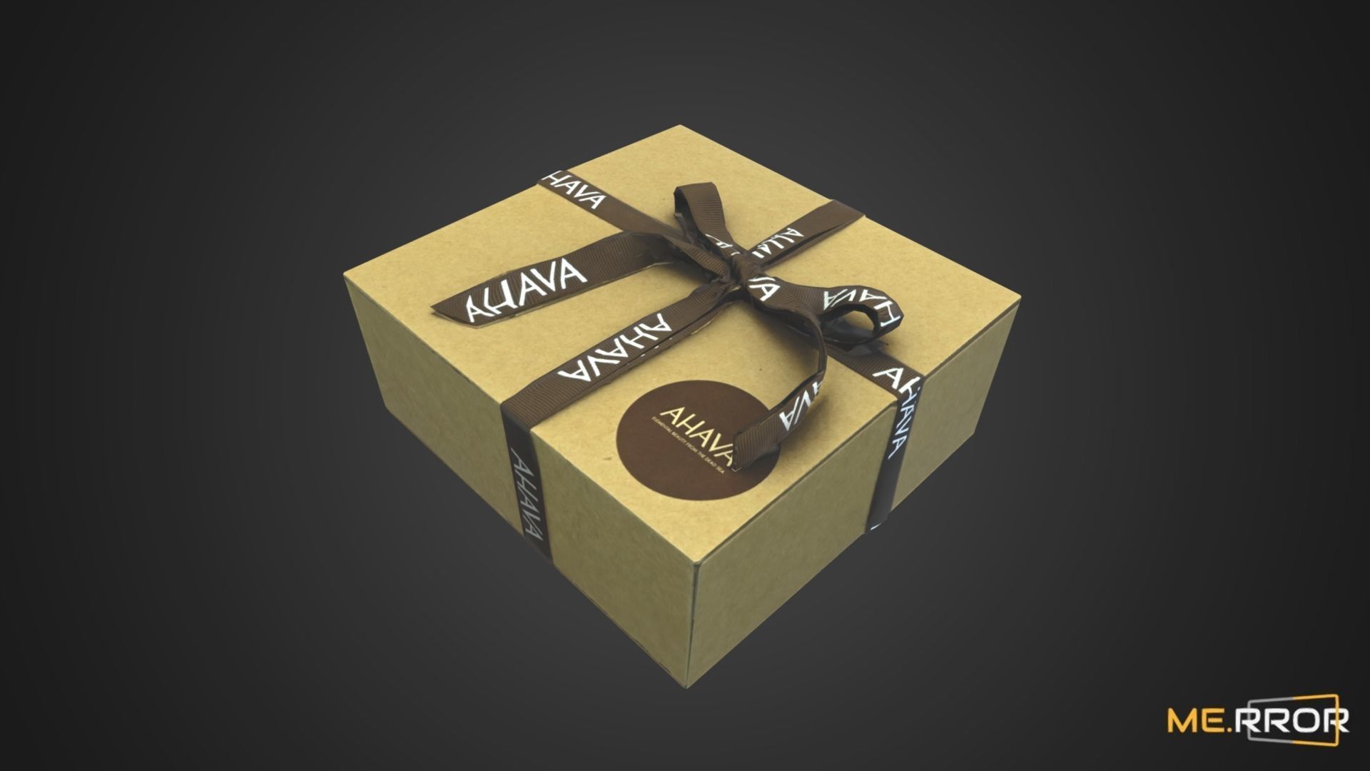 Game Ready Gift Box with Ribbon Low-poly 3D model_2