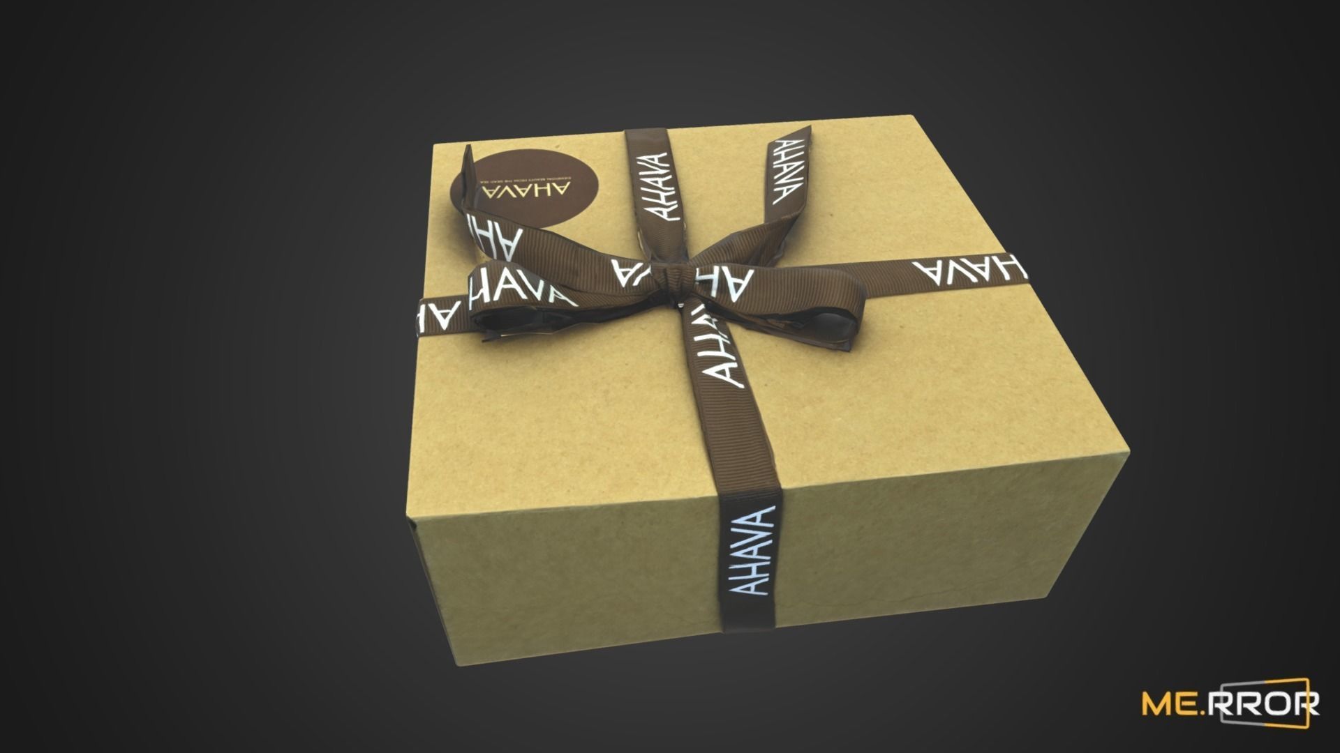 Game Ready Gift Box with Ribbon Low-poly 3D model_3