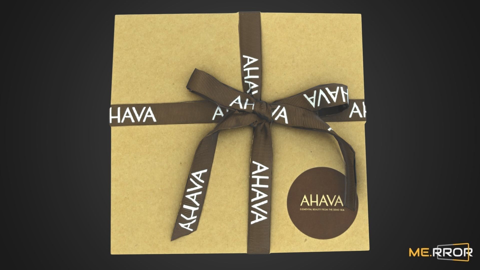 Game Ready Gift Box with Ribbon Low-poly 3D model_5