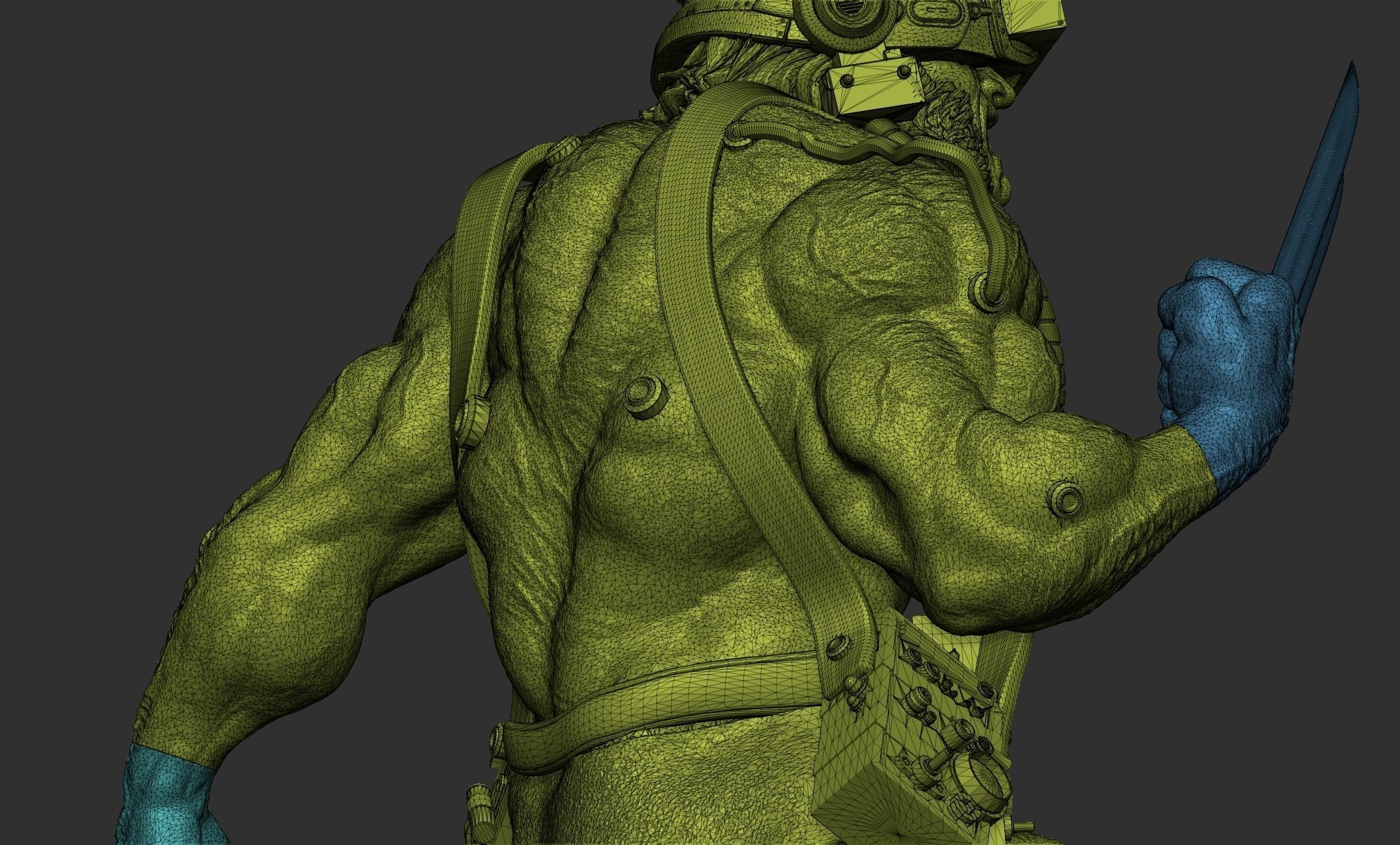 Wolverine Concept Full Body - FanArt - 3D Print ready Asset 3D print model_31