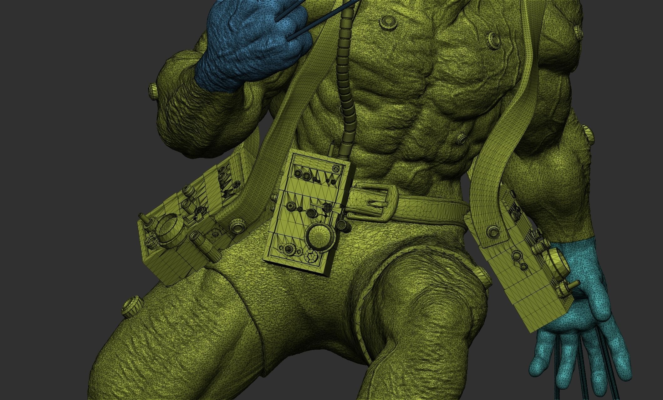 Wolverine Concept Full Body - FanArt - 3D Print ready Asset 3D print model_33