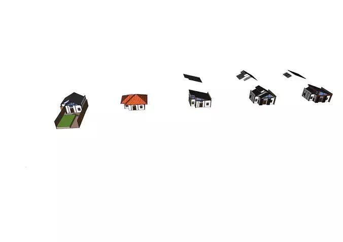 one floor house project