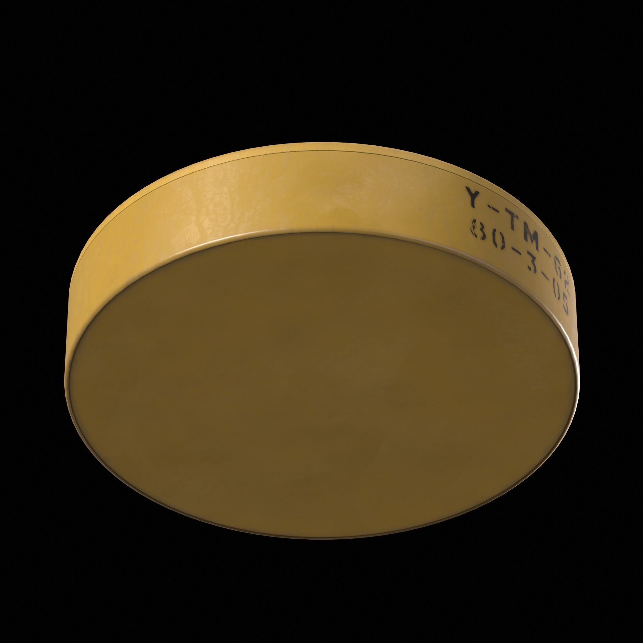 TM-62 Land Mine Low-poly 3D model_7