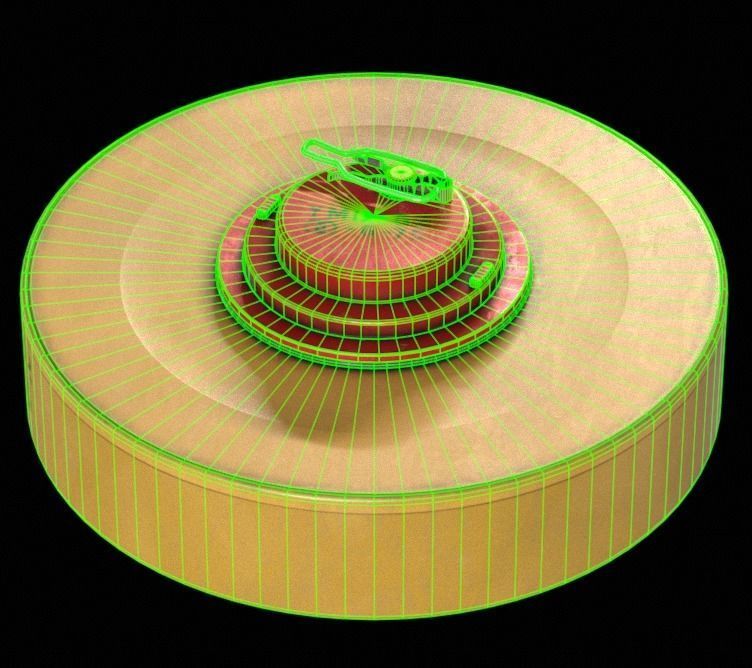 TM-62 Land Mine Low-poly 3D model_10