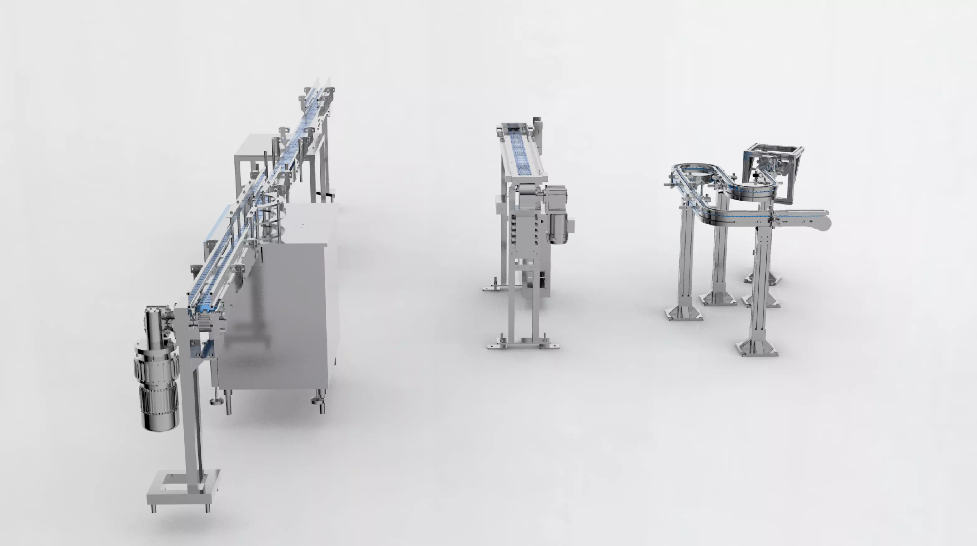 Flexible conveyor line Assembly  3D model_0