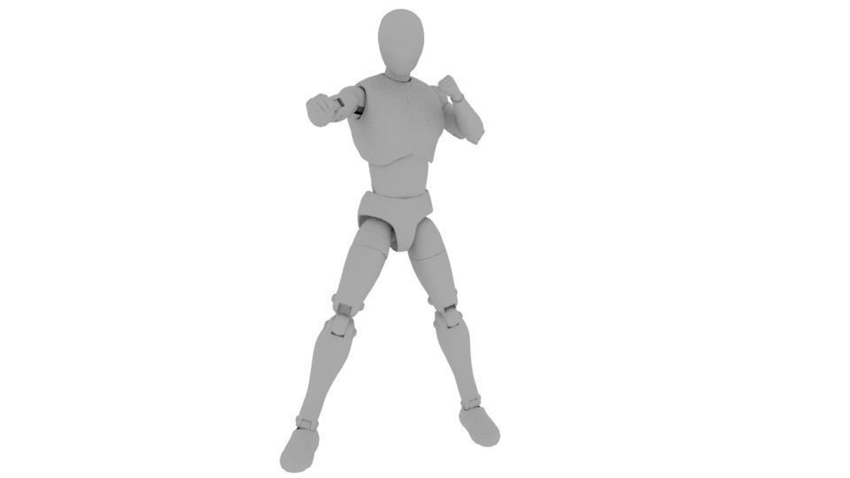 Body Man Action figure  3D print model_6