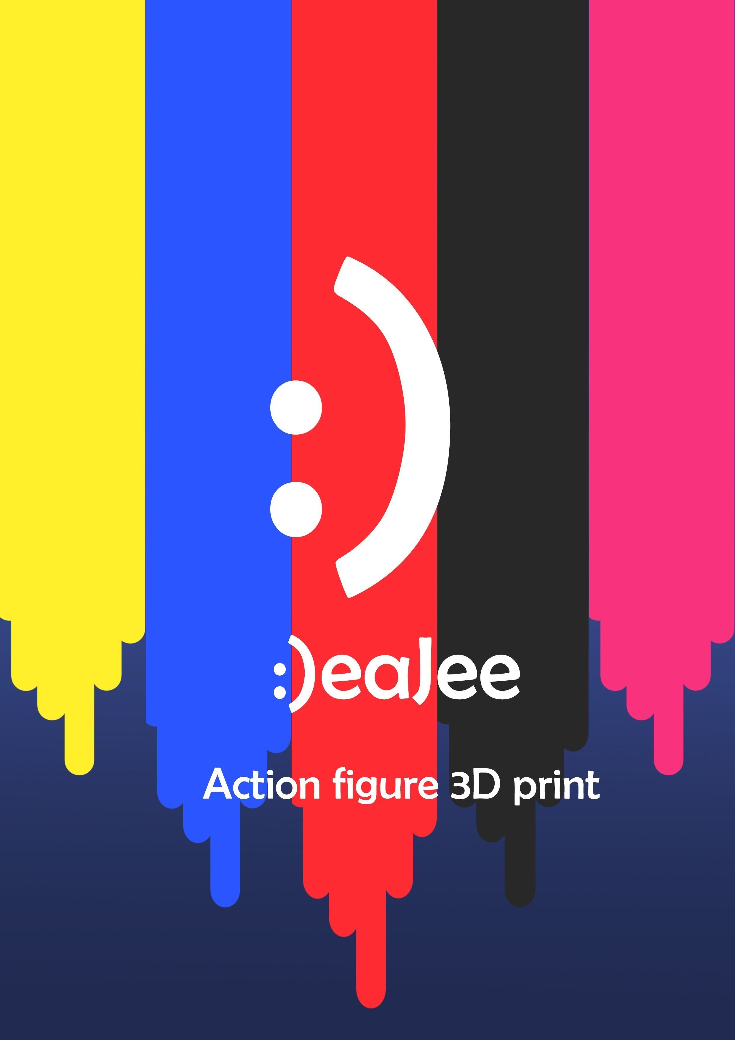 Body Man Action figure  3D print model_17