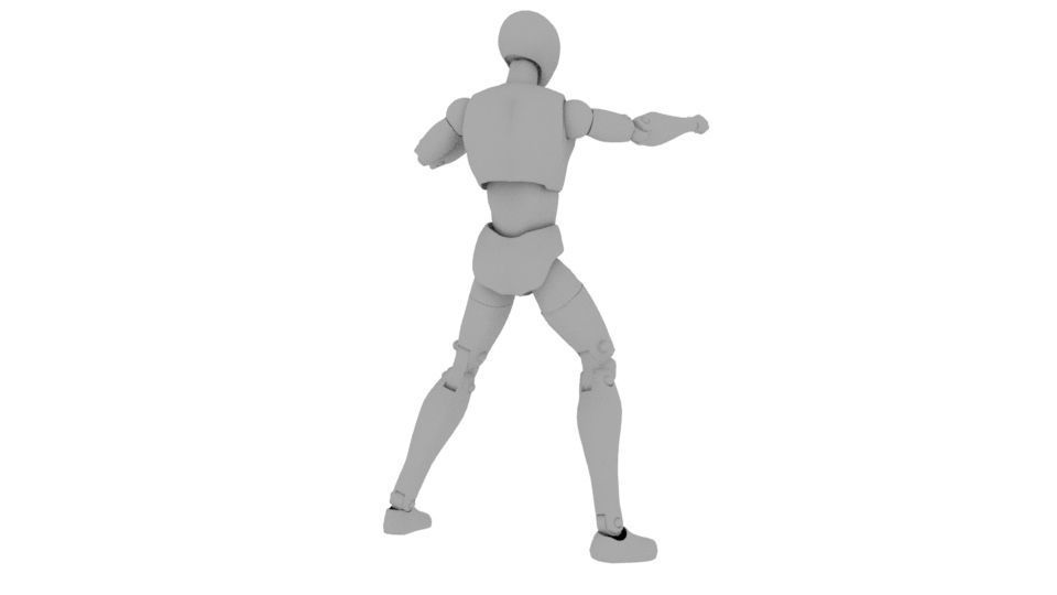 Body Man Action figure  3D print model_14