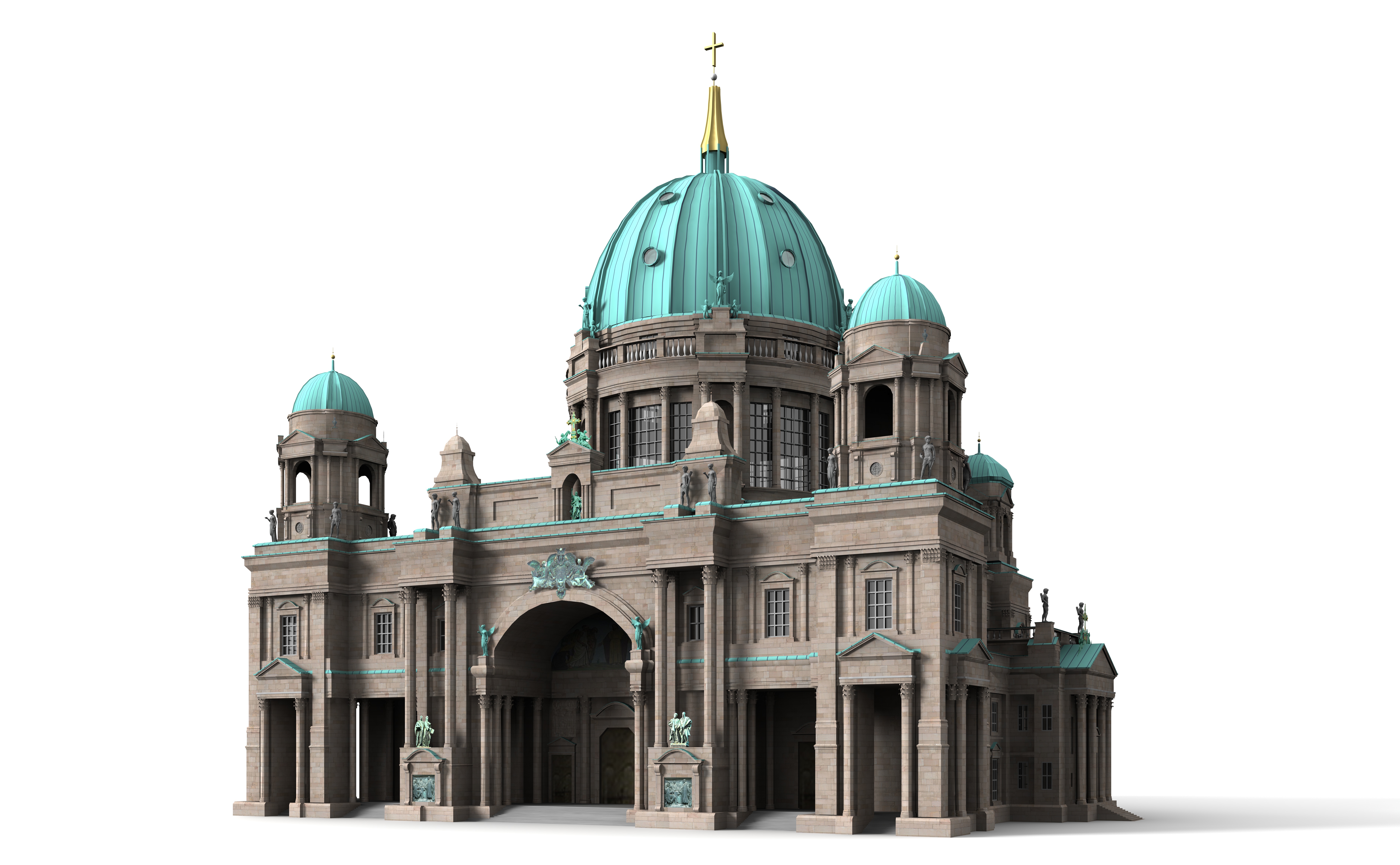 Berlin Cathedral 3D model_9