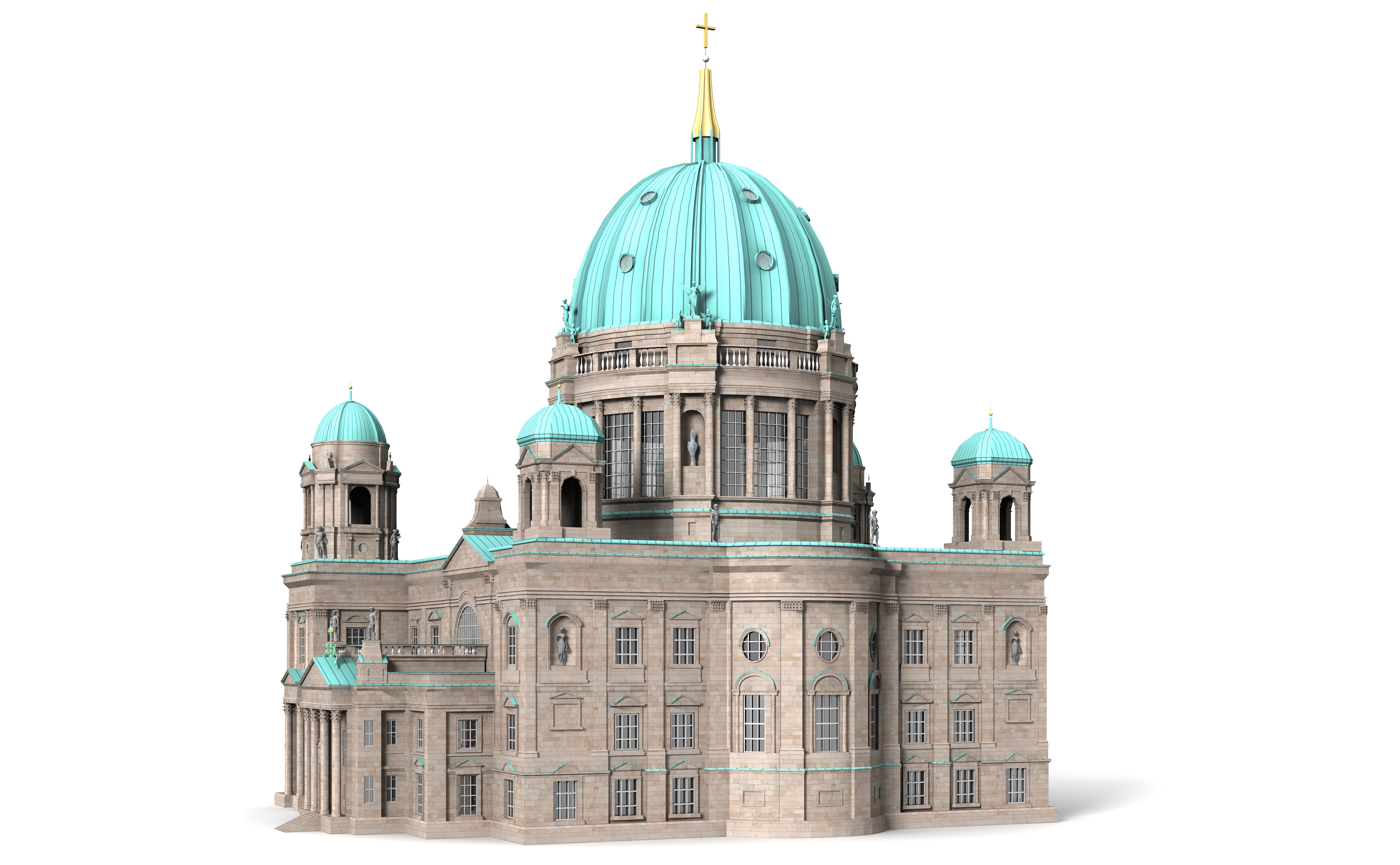 Berlin Cathedral 3D model_2