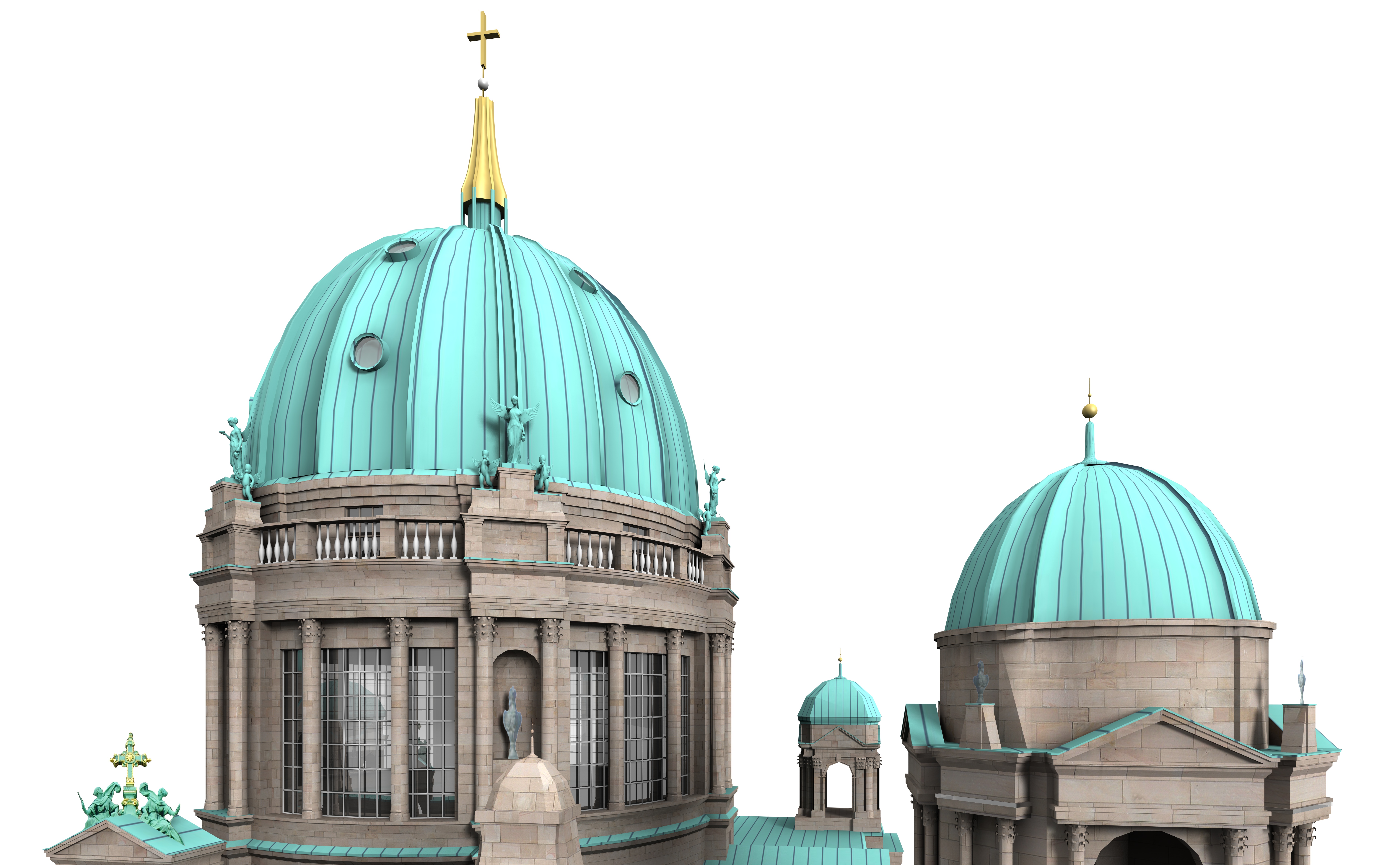 Berlin Cathedral 3D model_7