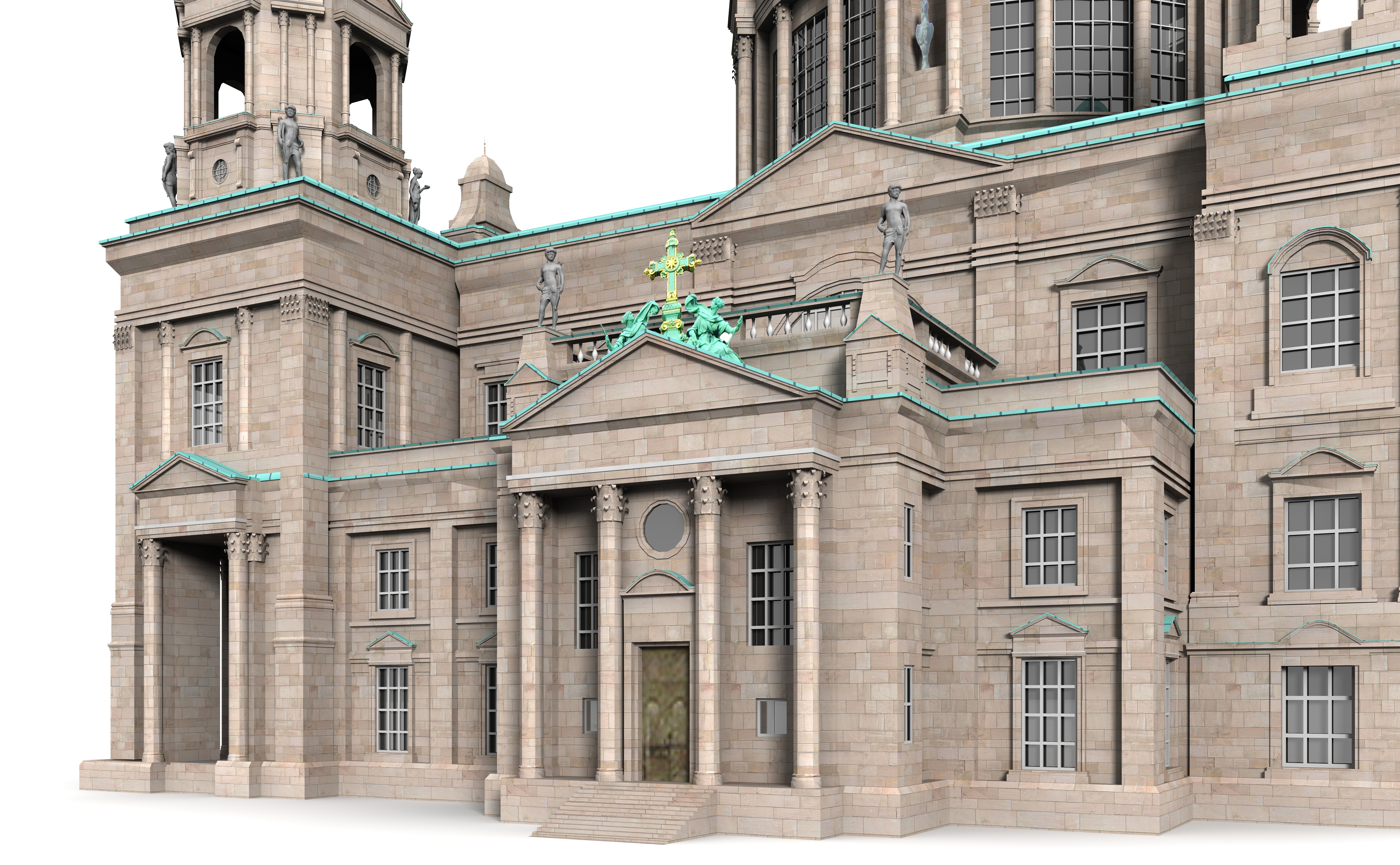 Berlin Cathedral 3D model_10