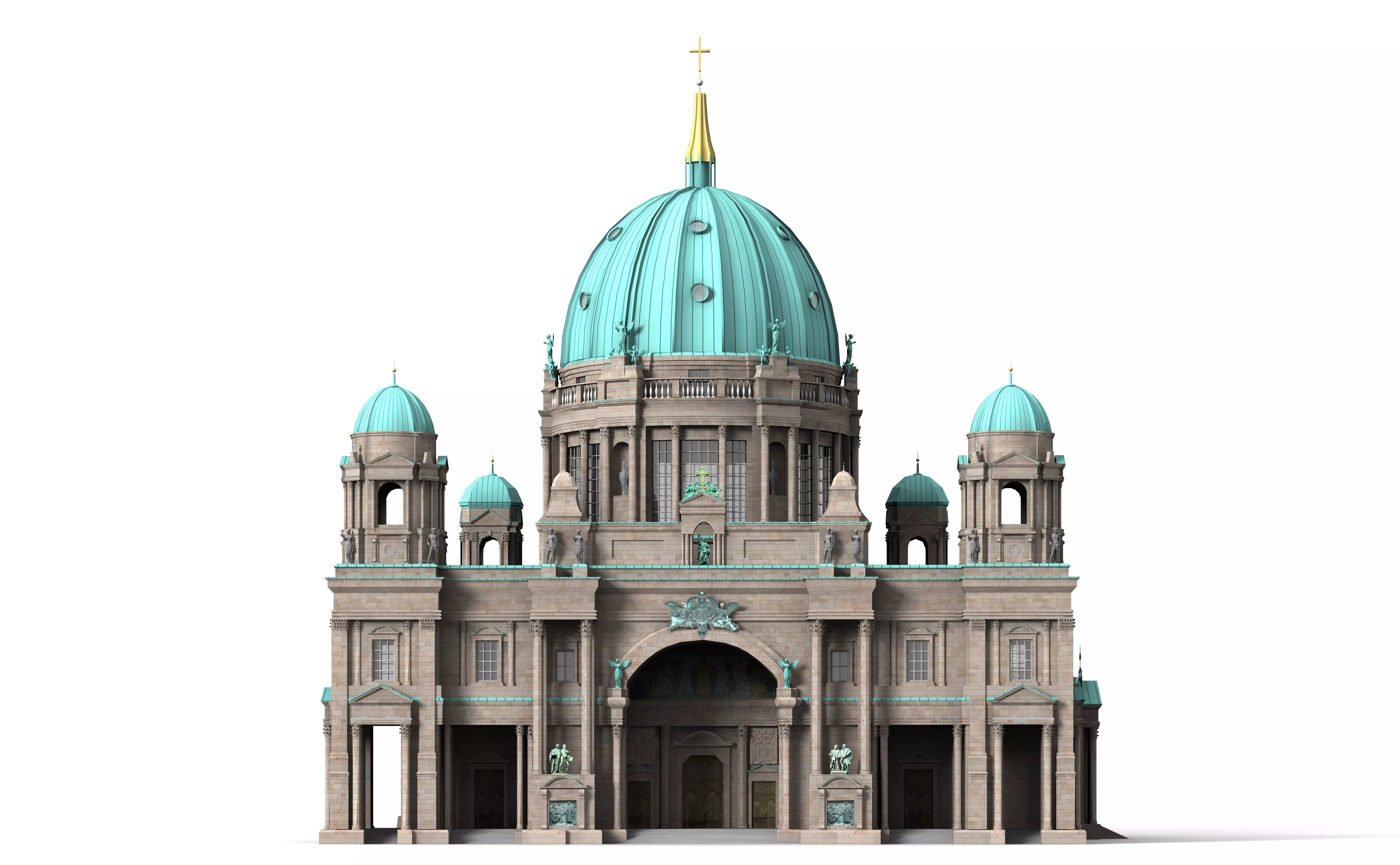 Berlin Cathedral 3D model_0