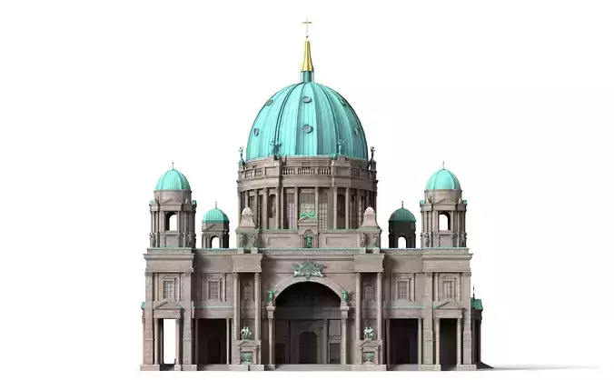 Berlin Cathedral 3D model