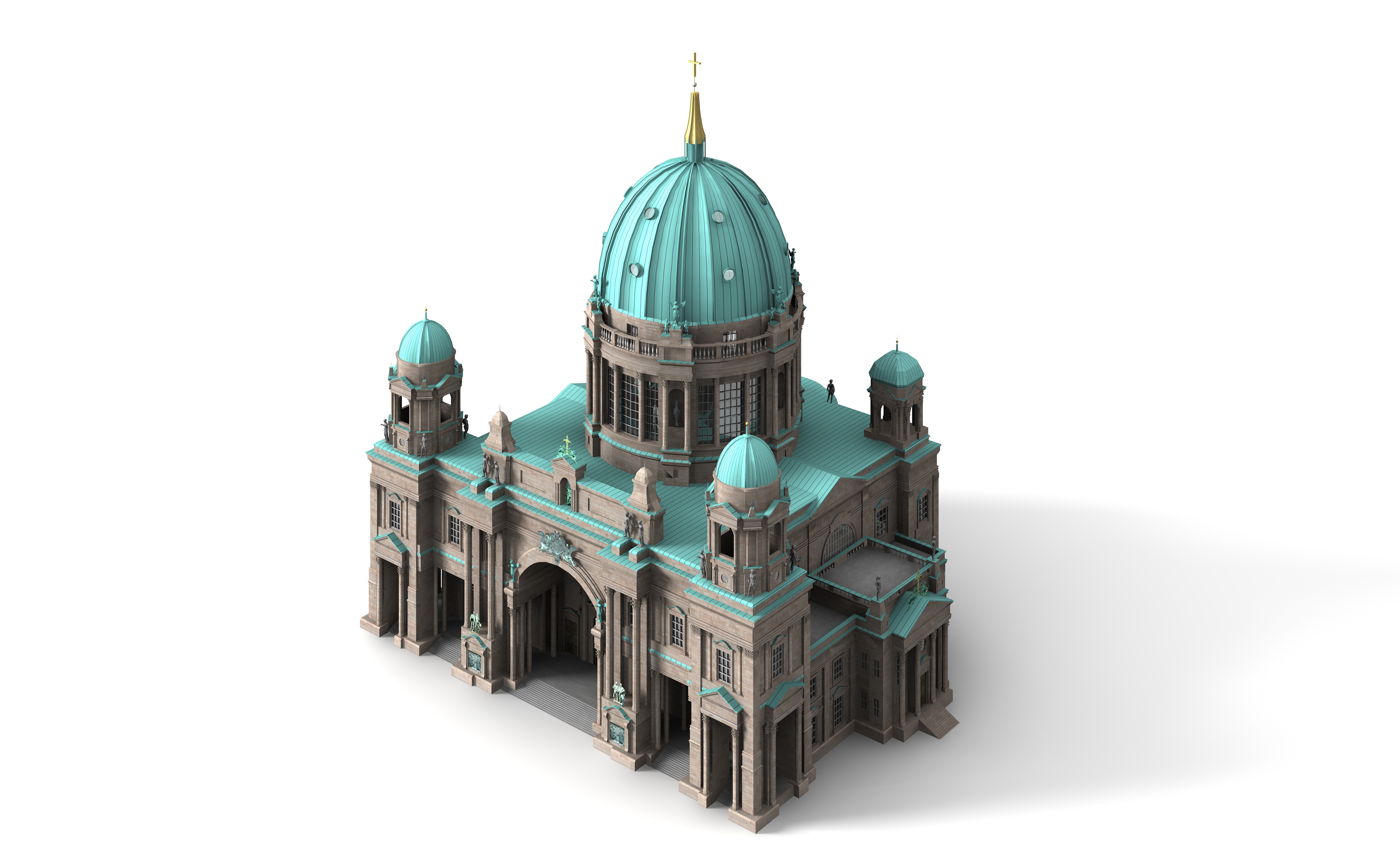 Berlin Cathedral 3D model_11