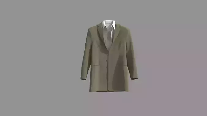 Trench Coat 3D model