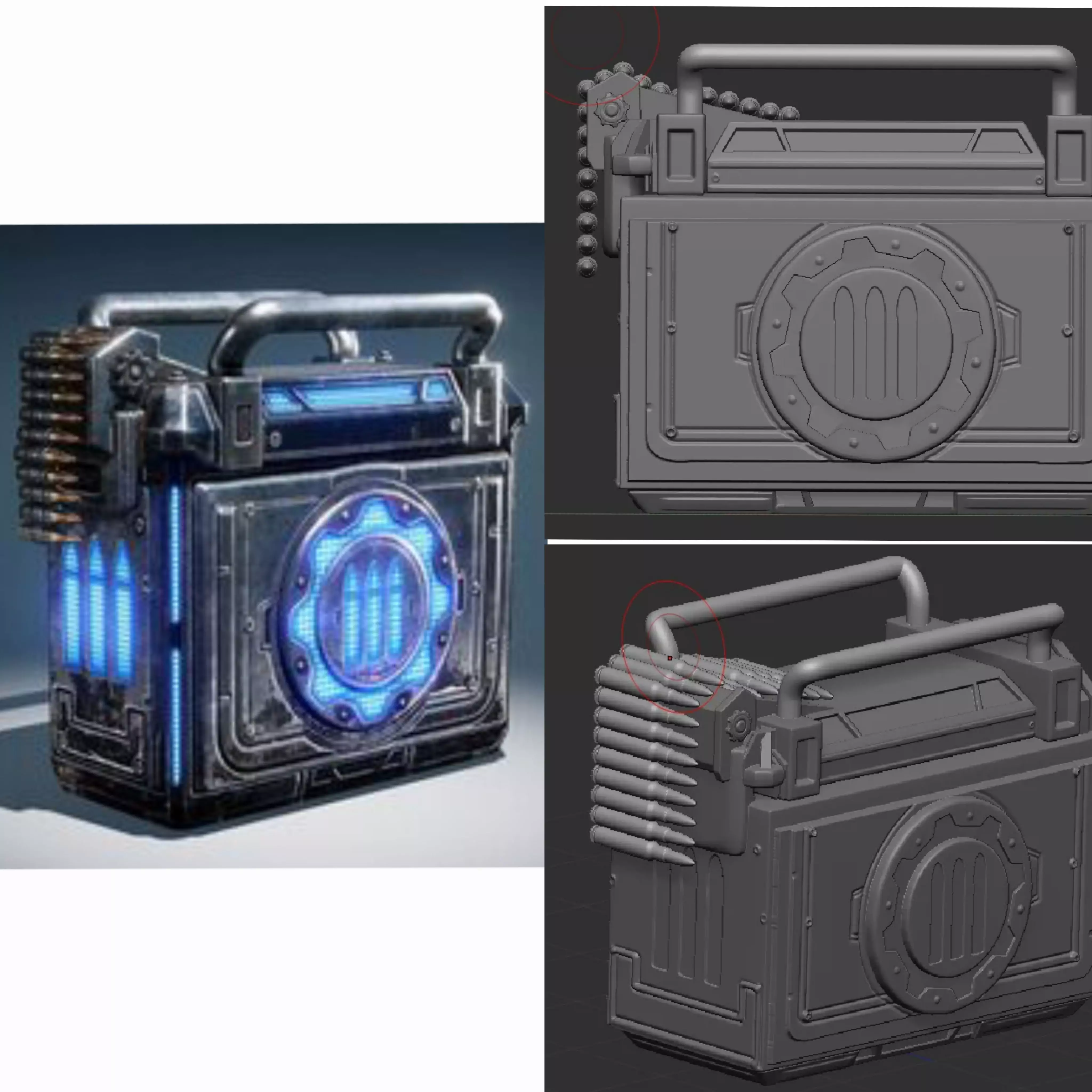 3D Print Model Gears Of War Medium Sized Ammo Crate 3D print model_0