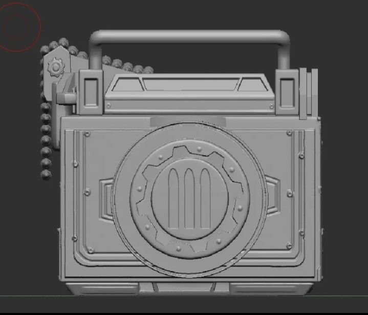 3D Print Model Gears Of War Medium Sized Ammo Crate 3D print model_1