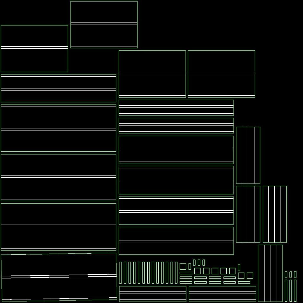 wooden crates set Low-poly 3D model_21